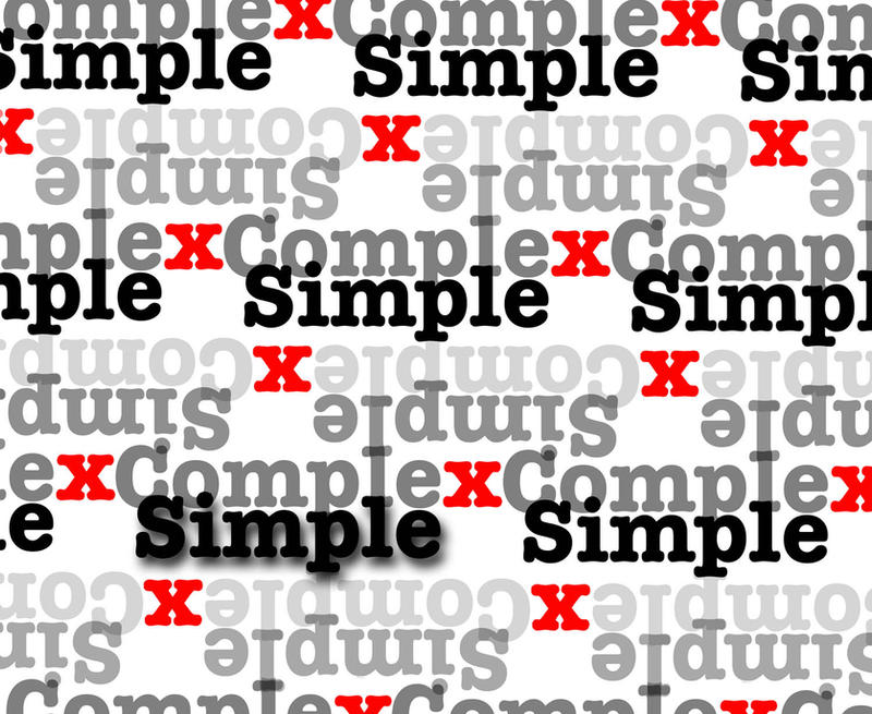 Simple V Complex Designs Examples Dt Simple vs. Complex by simpledesigns on DeviantArt
