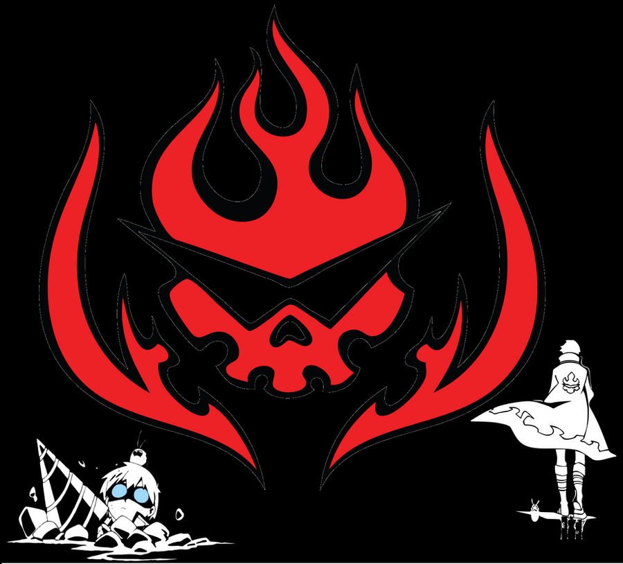 GURREN LAGANN LOGO BLACK