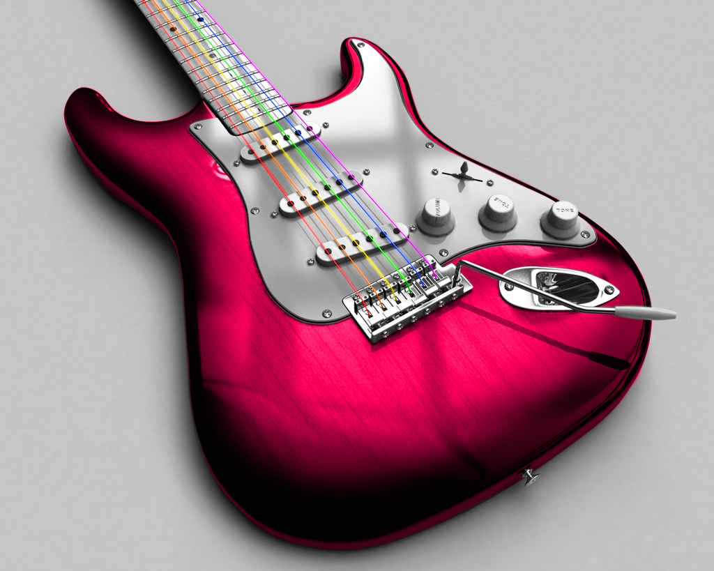 Pink Guitar