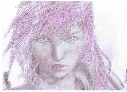 Final Fantasy 13 Lightning art