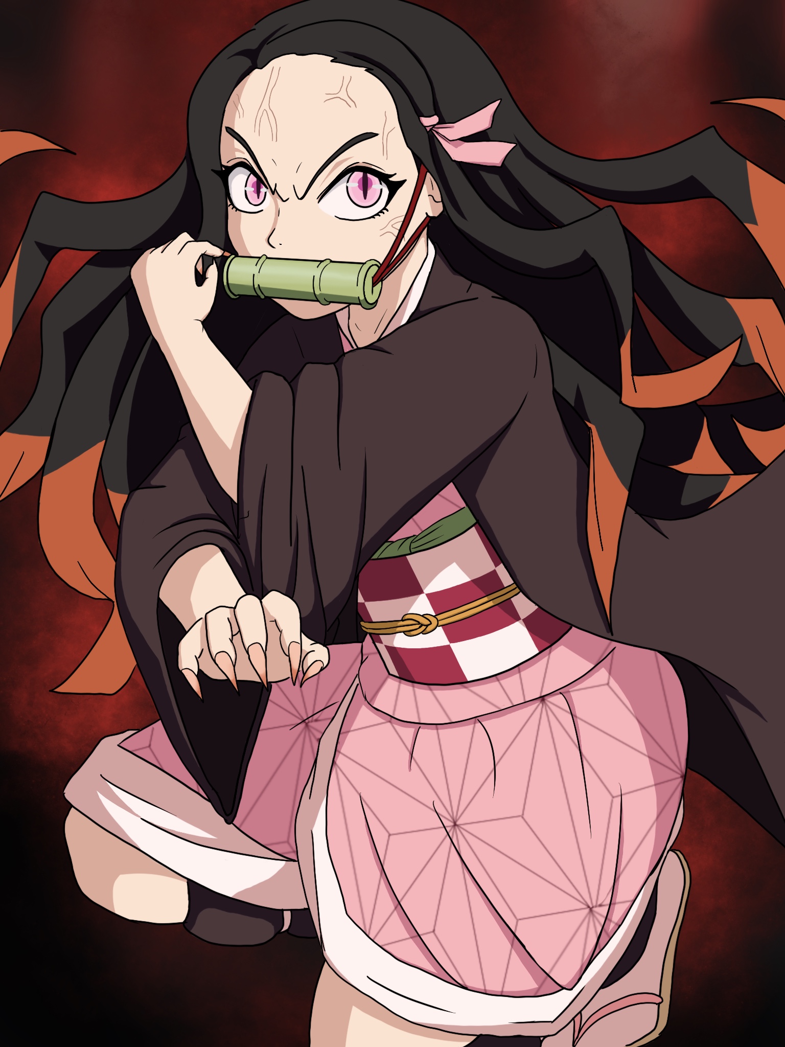 kimetsu no yaiba 126 Nezuko by SantiagoMarinG on DeviantArt