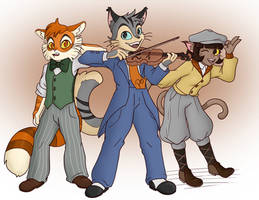 Lackadaisy trio