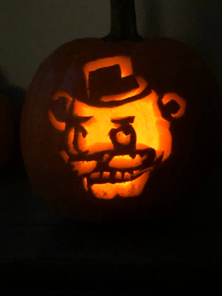 Freddy pumpkin by micromagic31b8 on DeviantArt
