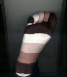 Scan of my toe socks