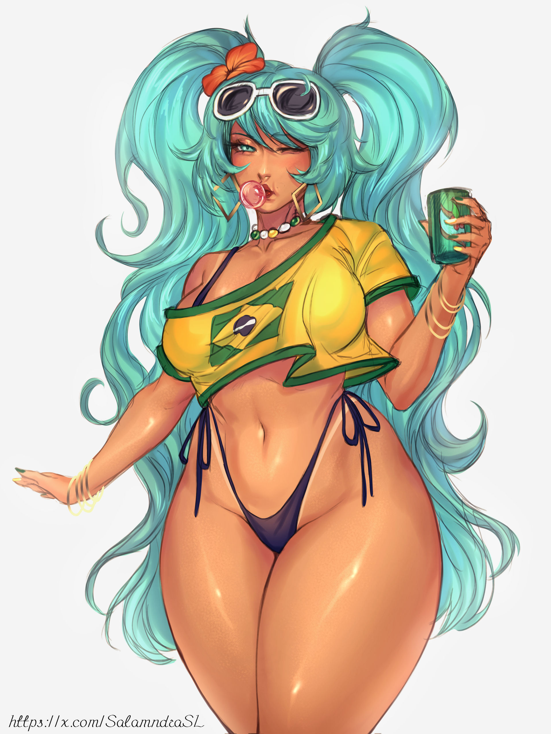 Brazilian Hatsune Miku By SlSALAMNDRA On DeviantArt brazilian-hatsune-miku-by-slsalamndra-on-deviantart
