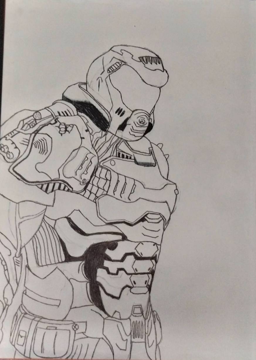 Doom Draw Doom slayer by PixelSlash08 on DeviantArt