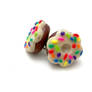 Rainbow Doughnut Studs