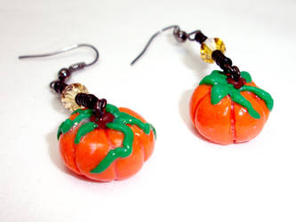 Pumpkin Earrings