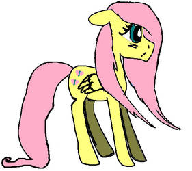 Fluttershy- Paint Sketch