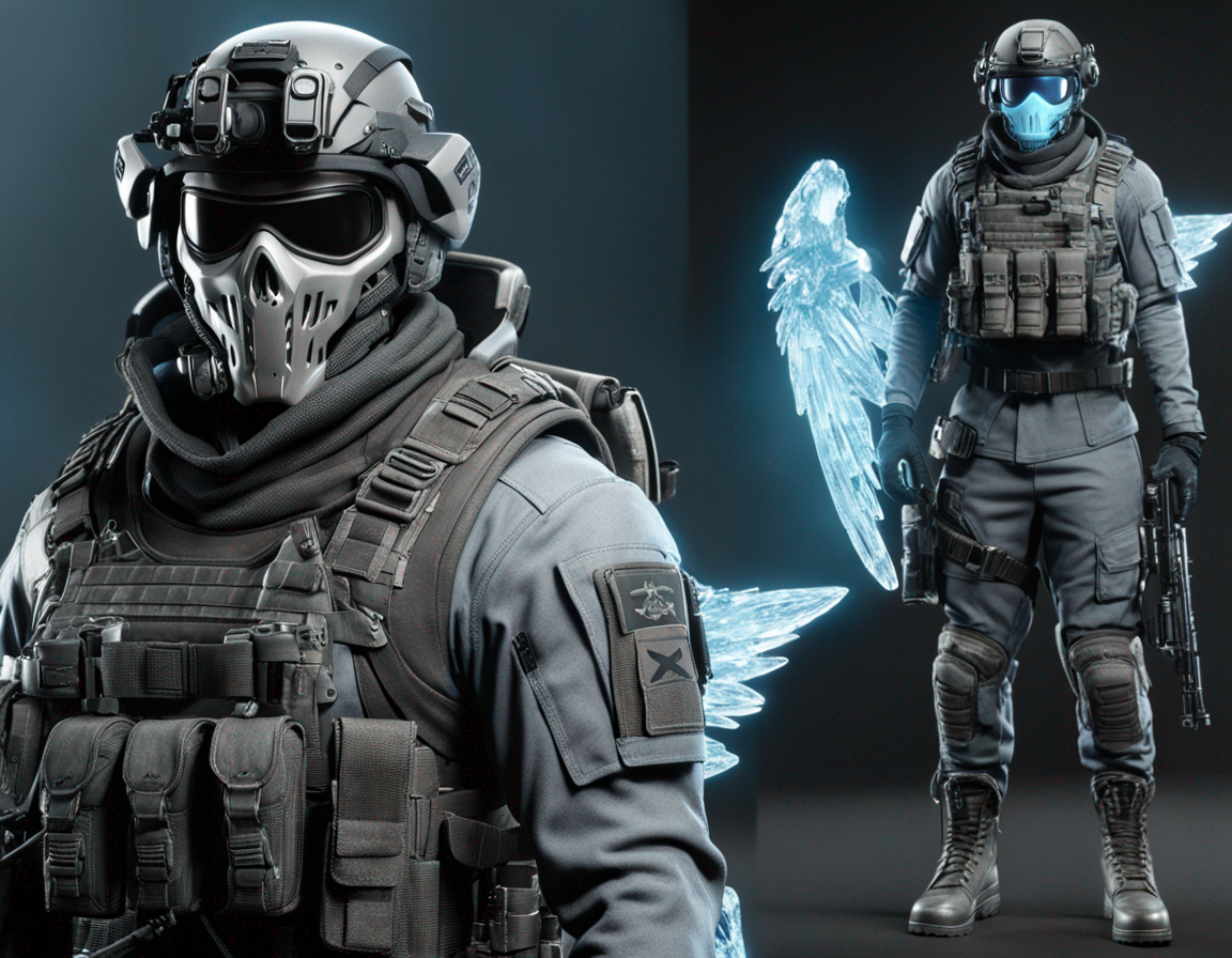 Ice Cod Operator Character From Call Of Duty Ice Ghost Tactical Ras by yilvertguerrero ...