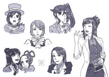 Ace Attorney Girls!