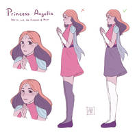 Princess Angella concept sketch