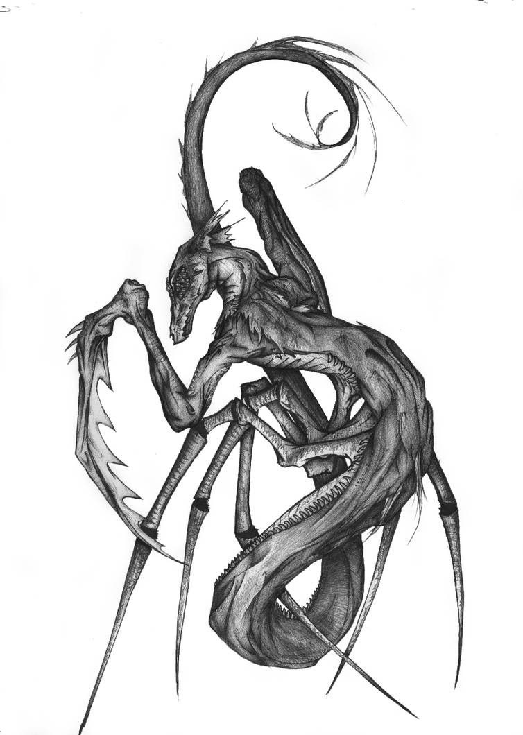 Bug Dragon Monster by Fish-Whiskers on DeviantArt