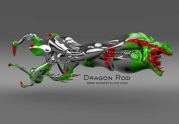 Dragon Rod Green by zoomzoom