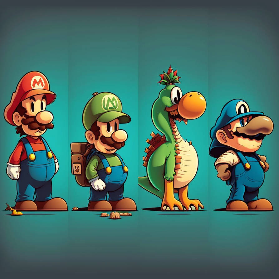 Thriven evolution of super mario bros. by AliciaSLG on DeviantArt