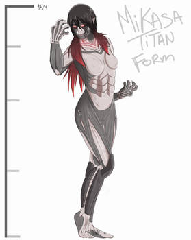 Mikasa Ackerman Titan Form