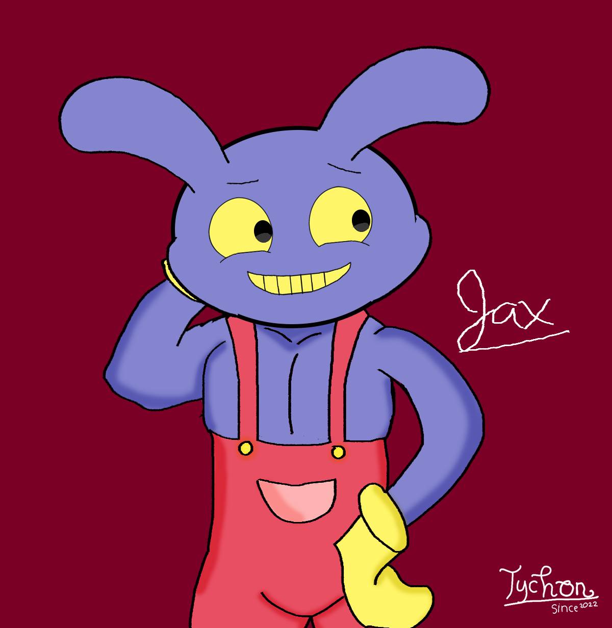 Jax from The Amazing Digital Circus by TychonDT on DeviantArt