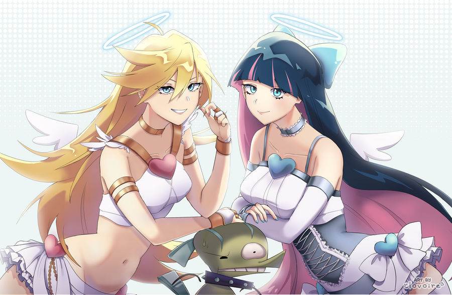 Panty And Stocking (Angel Forms) by clovoire on DeviantArt