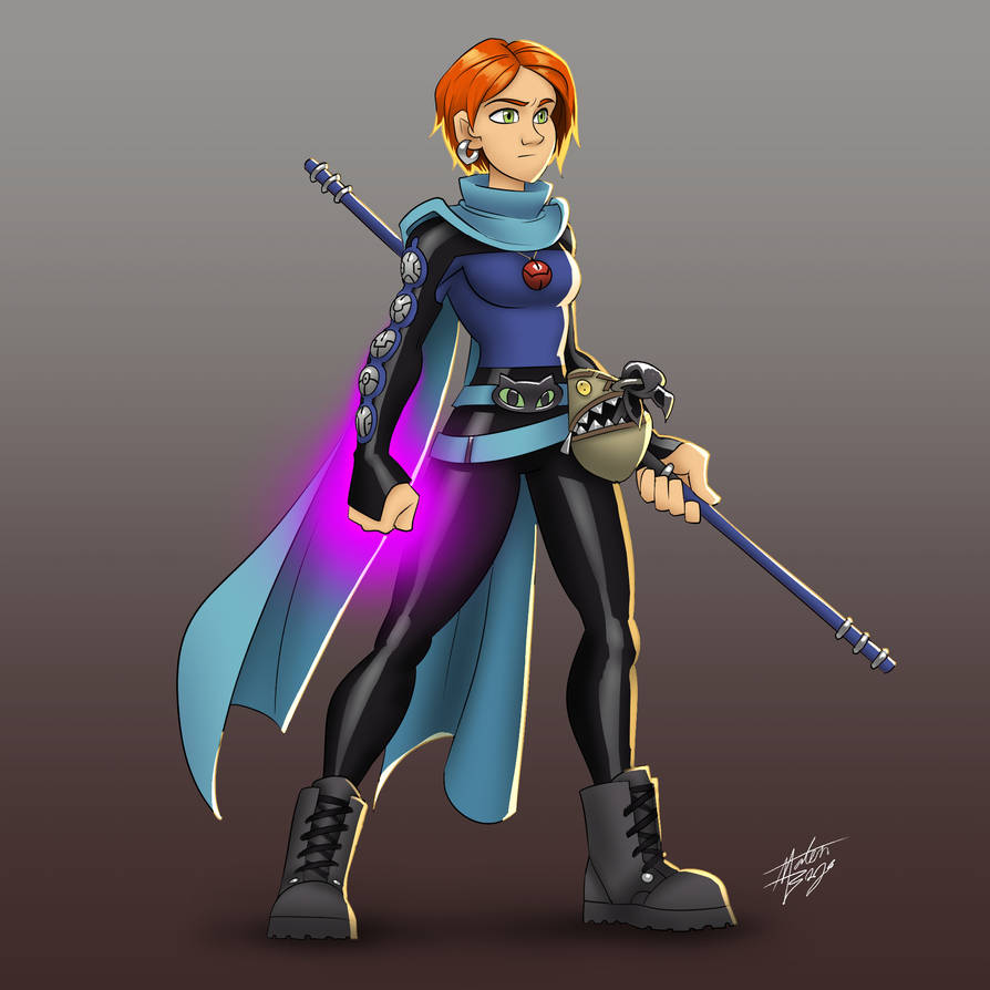 Future Adult Gwen Tennyson Redesign - Violet Magic by TacticalOchoa122 Future Adult Gwen Tennyson Redesign - Violet Magic by TacticalOchoa122