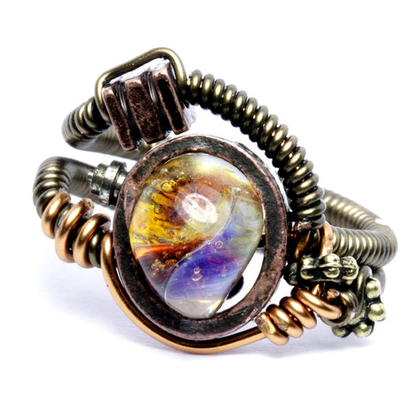 Steampunk Ring Borosilicate