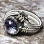 Steampunk Ring Blue Mystic