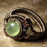 Steampunk Ring Luminous GREEN