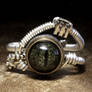 Sable eye steampunk ring