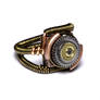 Steampunk ring Brass gear 2