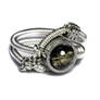 Steampunk jewelry Ring smoky