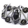 Steampunk Bracelet Scarab SLV