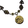 Steampunk Necklace Brass