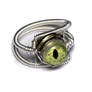 Steampunk Lizard Eye Ring 5