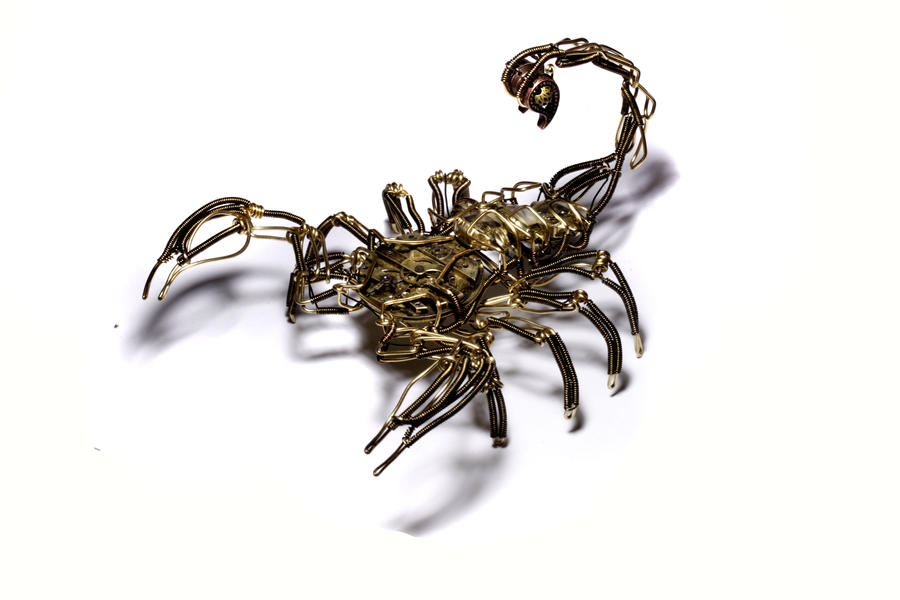 Steampunk Scorpion Robot by CatherinetteRings