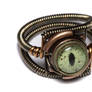 Steampunk Green eye Ring