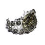 Steampunk Jewelry Silver Cuff