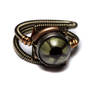 Steampunk Green Eye Ring 3
