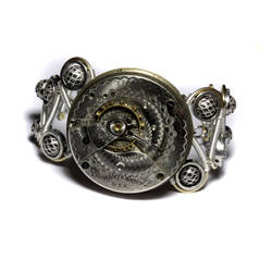 Steampunk Bracelet Silver