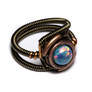 Steampunk Ring Lab Opal