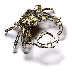 Steampunk Crab Sculpture