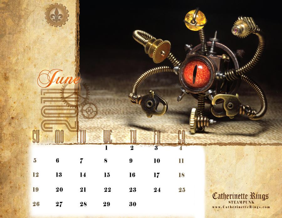 Steampunk Calendar June 2011