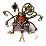 Steampunk Xorn Robot Sculpture
