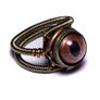 Steampunk Ring Copper eye