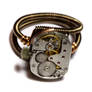 Steampunk watch movement ring