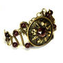 Bracelet - Victorian Era Antique plum button