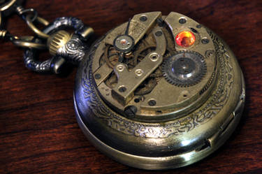 Steampunk Pocket Watch Necklace