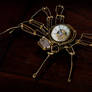 Steampunk Mechanical Watch Spider Sculpture