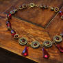 Neo Victorian Jewelry - Necklace - Cherry amber