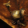 Little Steampunk Scorpion Robot Sculpture