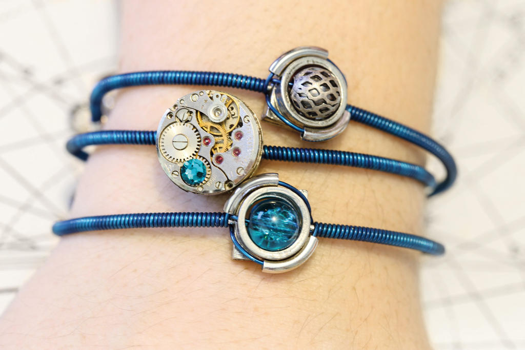 Cybersteam Aqua bracelets