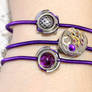 Cybersteam Purple bracelets